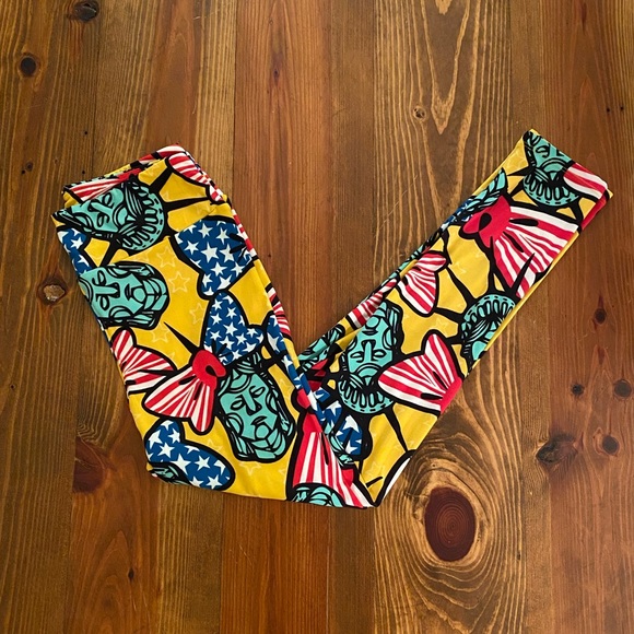 NWOT LLR “Americana” OS Leggings - Picture 2 of 5